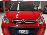 Usata Citroën C1 Feel 72 CV (52 kW) 2021 Rosso Utilitaria