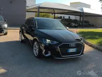 Usata Audi A3 Advanced 150 CV (110 kW) 2022 Nero Berlina
