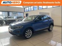 Usata VW T-Roc Advance 116 CV (85 kW) 2020 Blu SUV