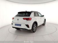 Usata VW T-Roc R-line 150 CV (110 kW) 2024 Bianco pastello SUV
