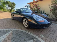 Usata Porsche Boxster 220 CV (161 kW) 2000 Blu/azzurro Cabrio