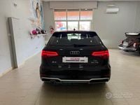 Usata Audi A3 S-Line 116 CV (85 kW) 2019 Nero Berlina
