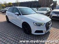 Usata Audi A3 S-Line 163 CV (119 kW) 2019 Bianco Berlina