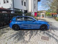Begagnad BMW 114 M Sport 95 HK (69 kW) 2018 Blå Halvkombi