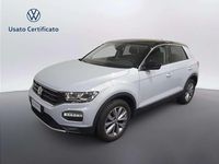 Usata VW T-Roc Style 110 CV (80 kW) 2021 White silver metallizzato nero SUV
