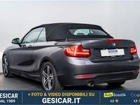 usata BMW 218 d Cabrio Sport