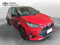 Usata Toyota Yaris Hybrid Style 116 CV (85 kW) 2023 Rosso Berlina