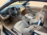 Usata BMW 320 Cabriolet Efficient Dynamics 170 CV (125 kW) 2002 Blu Cabrio