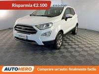 Usata Ford Ecosport Titanium 125 CV (91 kW) 2018 Bianco SUV
