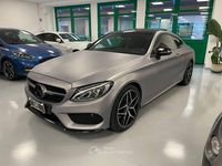 Usata Mercedes C300 AMG line 245 CV (180 kW) 2018 Grigio Coupé