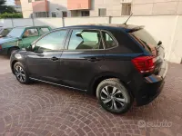 Usata VW Polo 95 CV (69 kW) 2019 Nero Utilitaria