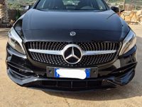 Usata Mercedes A180 Premium 109 CV (80 kW) 2017 Nero Utilitaria