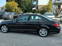 Usata Mercedes C220 Avantgarde 170 CV (125 kW) 2011 Nero Berlina