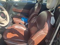 Usata Fiat 500 Lounge 75 CV (55 kW) 2009 Nero Cabrio