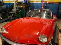 Usata Triumph Spitfire 1970 Rosso Cabrio