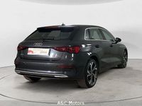 Usata Audi A3 Advanced Plus 150 CV (110 kW) 2021 Grigio Berlina