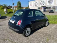 Begagnad Fiat 500 Lounge 69 HK (50 kW) 2012 Blå Halvkombi