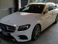 Usata Mercedes E220 AMG line 194 CV (142 kW) 2017 Bianco Station wagon