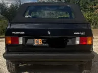 Usata VW Golf Cabriolet 50 CV (36 kW) 1983 Nero Cabrio