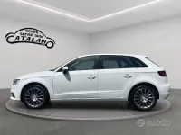 Usata Audi A3 Sport 116 CV (85 kW) 2018 Bianco Berlina