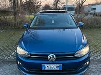 Usata VW Polo Comfortline 75 CV (55 kW) 2018 Blu Utilitaria