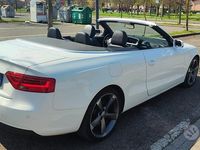 Usata Audi A5 Cabriolet 190 CV (139 kW) 2015 Bianco Cabrio