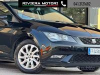 Usata Seat Leon Style 115 CV (84 kW) 2018 Nero Berlina