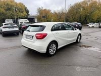 Usata Mercedes A180 Executive 109 CV (80 kW) 2015 Bianco Berlina