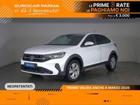 Usata VW Taigo Life 110 CV (80 kW) 2022 Bianco SUV