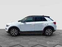 Usata VW T-Roc Style 116 CV (85 kW) 2019 Pure white con tetto nero SUV