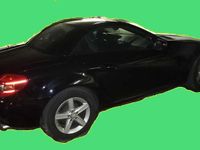 Usata Mercedes SLK200 184 CV (135 kW) 2008 Nero Cabrio