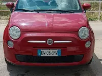 Usata Fiat 500 Pop 75 CV (55 kW) 2009 Rosso Cabrio