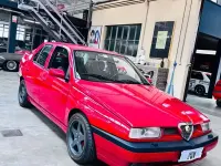 Usata Alfa Romeo 155 186 CV (136 kW) 1995 Rosso Berlina