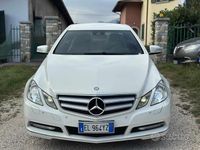 Usata Mercedes E250 204 CV (150 kW) 2012 Bianco Coupé
