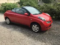 Usata Nissan Micra C+C 2008 Rosso Cabrio
