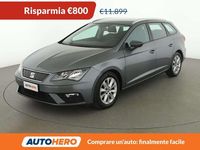 Usata Seat Leon Style 116 CV (85 kW) 2017 Grigio Station wagon
