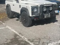 Usata Land Rover Defender 68 CV (50 kW) 2004 Bianco Cabrio
