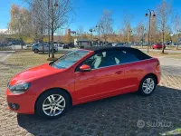 Usata VW Golf VII 140 CV (102 kW) 2012 Arancione Cabrio