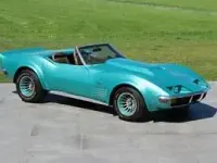 Usata Chevrolet Corvette Stingray 258 CV (189 kW) 1972 Blu Cabrio