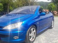 Usata Peugeot 206 CC 109 CV (80 kW) 2002 Blu Cabrio