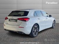 Usata Mercedes A180 Advanced 116 CV (85 kW) 2025 Bianco Berlina