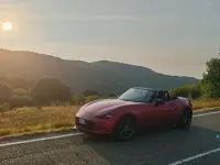 Usata Mazda MX5 184 CV (135 kW) 2019 Rosso Cabrio
