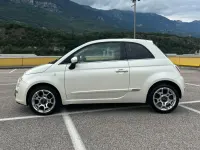 Usata Fiat 500 Lounge 75 CV (55 kW) 2009 Bianco Cabrio