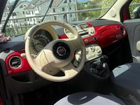 Usata Fiat 500 Lounge 75 CV (55 kW) 2010 Rosso Utilitaria