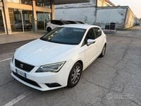 Usata Seat Leon Business 110 CV (80 kW) 2015 Bianco Berlina