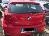 Usata VW Polo 90 CV (66 kW) 2010 Rosso Utilitaria