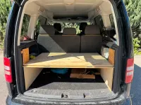 Usata VW Caddy 102 CV (75 kW) 2013 Nero Monovolume