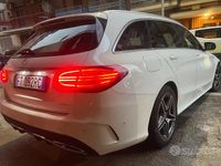 Usata Mercedes C220 Premium 194 CV (142 kW) 2019 Bianco Station wagon