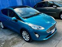 Usata Ford Fiesta Titanium 85 CV (62 kW) 2018 Blu Utilitaria