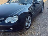Usata Mercedes SL500 306 CV (225 kW) 2002 Blu Cabrio
